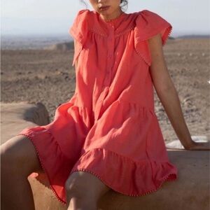 SABINA Musayev| July Dress in coral | size xs